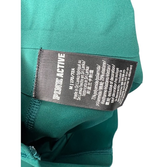 PINK Active leggings Size M Green - Picture 5 of 5